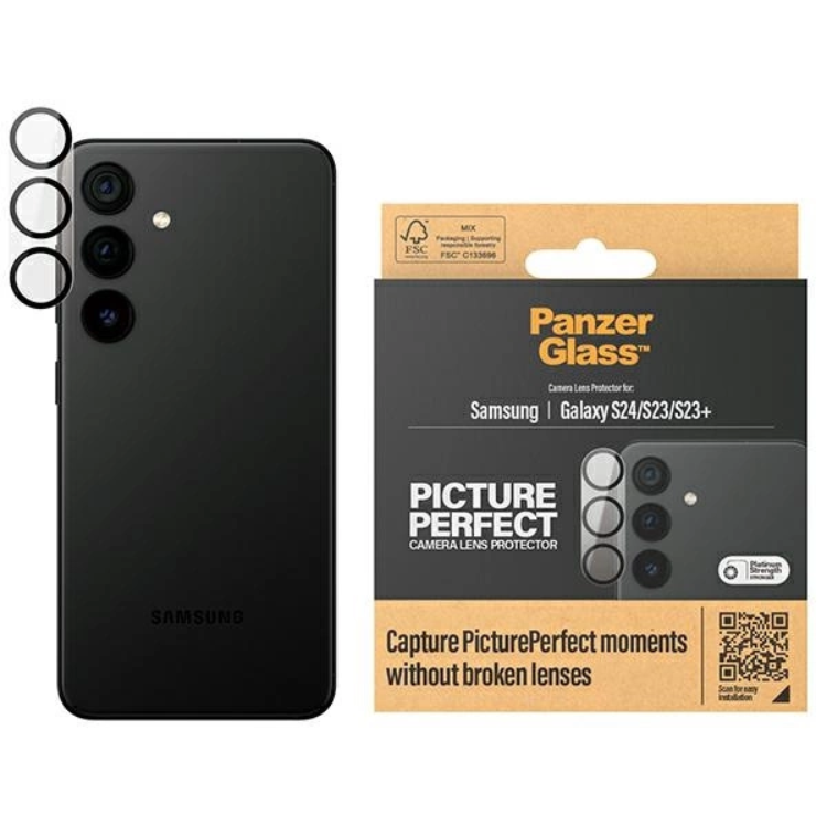 Panzer Galaxy S24/S23 Plus/S23 Kameralinsskydd Härdat Glas Picture Perfect | 5468 | AlltMobil