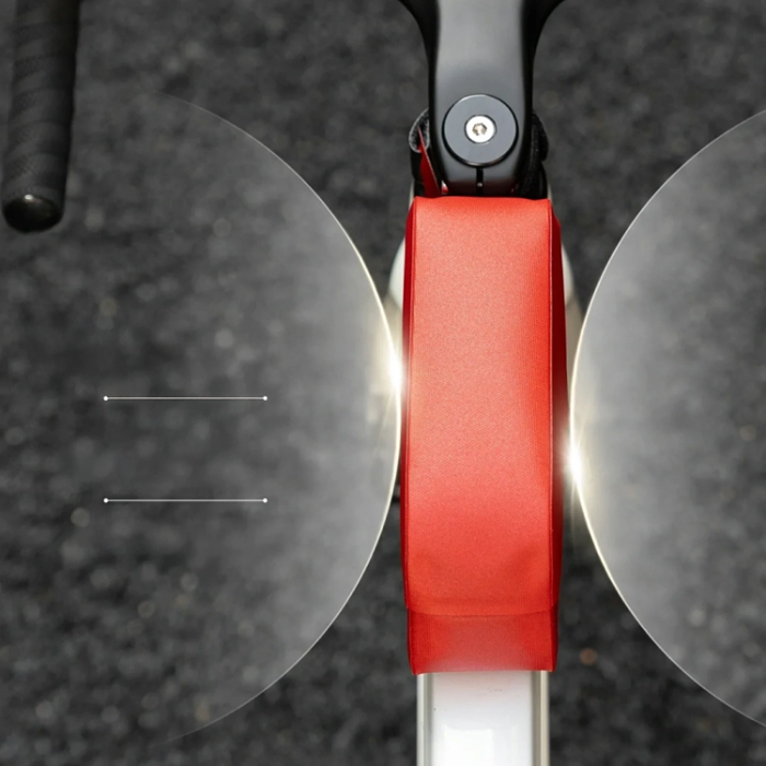 Rockbros - Rockbros Vattentät Cykelramväska med Magnetisk Stängning 0.9L - Röd