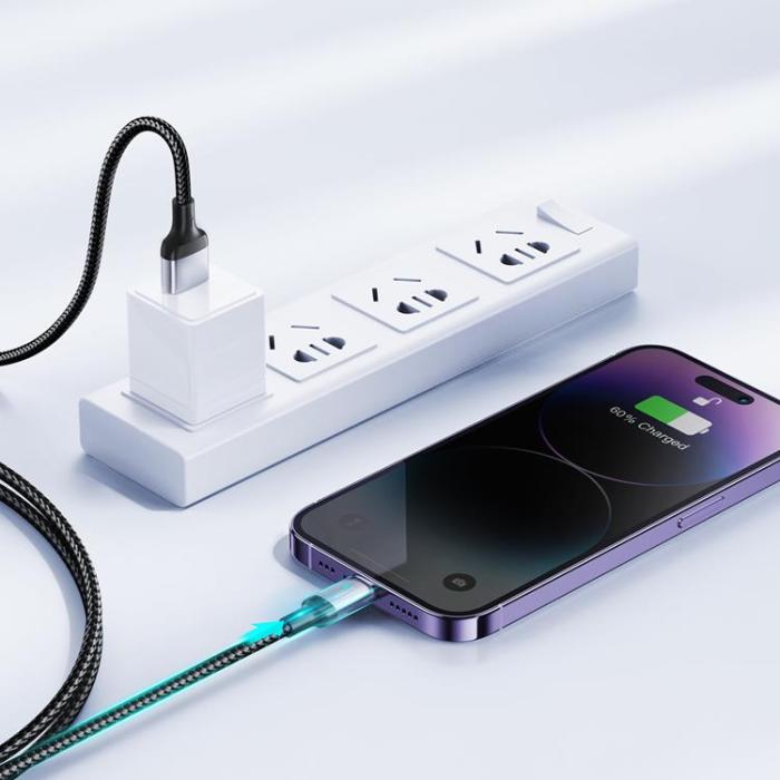Joyroom - Joyroom A10 USB-A till Lightning kabel 1.2m - Svart