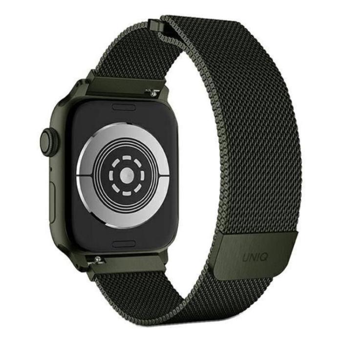 UNIQ - Uniq Apple Watch 4/5/6/7/SE (40/41mm) Armband Stainless Steel - Grön
