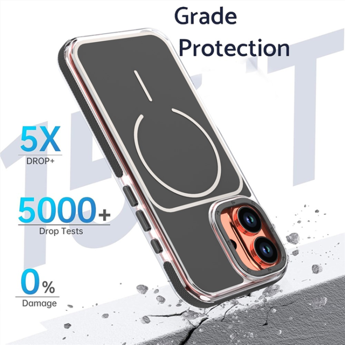 A-One Brand - iPhone 17 Mobilskal MagSafe Dual Färg Shockproof