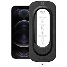 A-One Brand - H&auml;rdat glas Sk&auml;rmskydd F&ouml;r Apple iPhone 12 Pro Max med Installationsverktyg