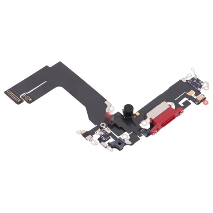 UTGATT1 - iPhone 13 Mini Laddkontakt med Flex - Röd