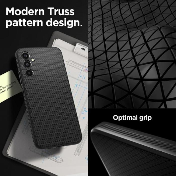 Spigen - Spigen Galaxy A54 5G Mobilskal Liquid Air - Matte Svart
