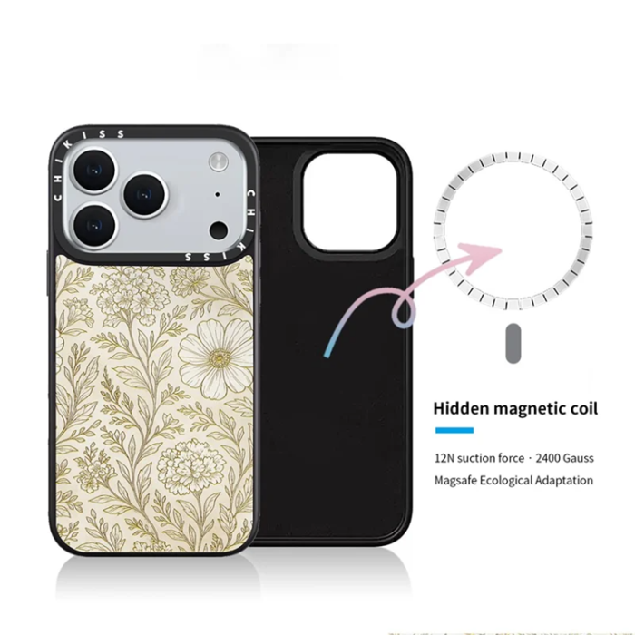 A-One Brand - iPhone 17 Pro Max Mobilskal MagSafe Aluminium Silikon