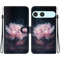 A-One Brand - Sony Xperia 10 VII Plånboksfodral Pattern Printing - Lila Peony