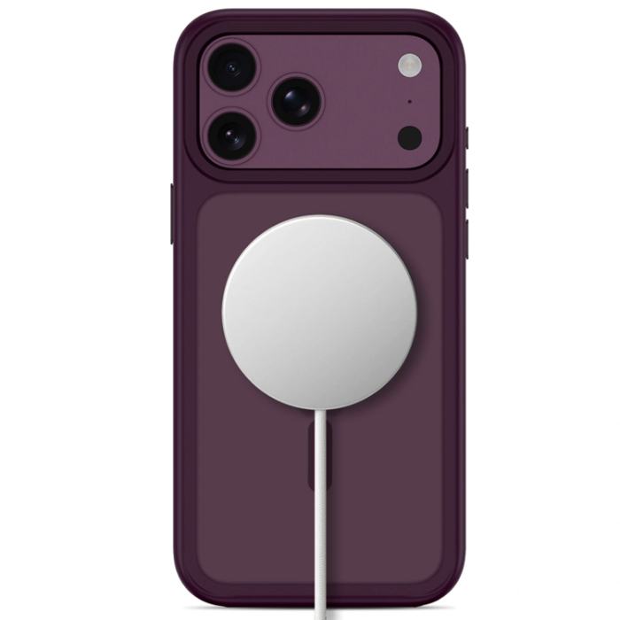 Tech-Protect - Tech-Protect Mobilskal För iPhone 18 Pro Magsafe Magmat - Matte Burgundy
