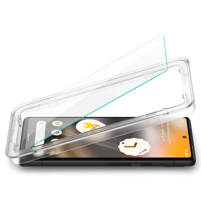 Spigen - [2-Pack] Spigen Google Pixel 6a Härdat Glas Skärmskydd Slim