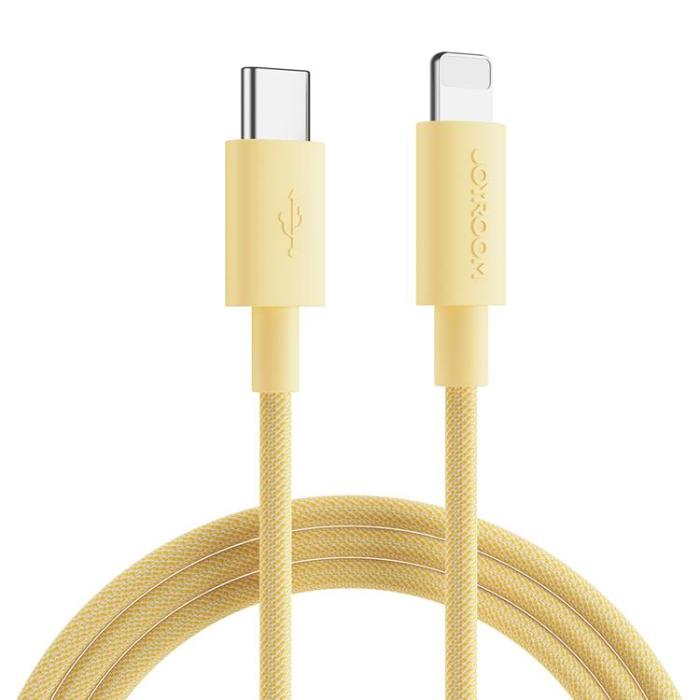 UTGATT - Joyroom Durable USB-C Lightning Kabel 1m - Gul