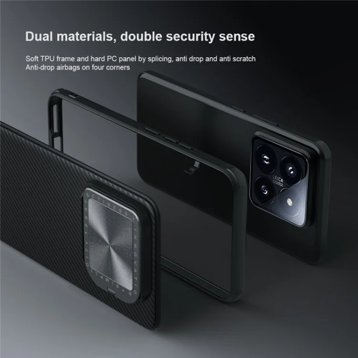 Nillkin - Nillkin Xiaomi 14 Mobilskal CamShield Prop - Grön