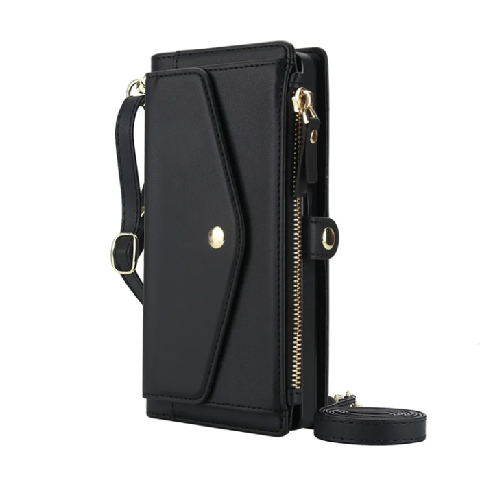 A-One Brand - Galaxy S25 Ultra Plånboksfodral MagSafe Detachable - Svart