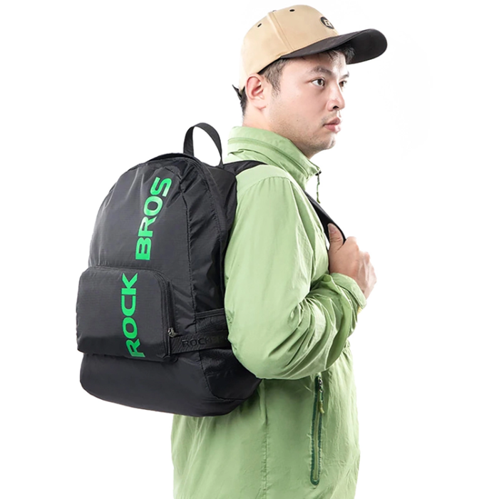 Rockbros - Rockbros H10-BK Sport Hopfällbar Ryggsäck 18 L - Svart