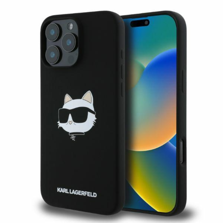KARL LAGERFELD iPhone 16 Pro Mobilskal Magsafe Choupette Head | 2353 | AlltMobil