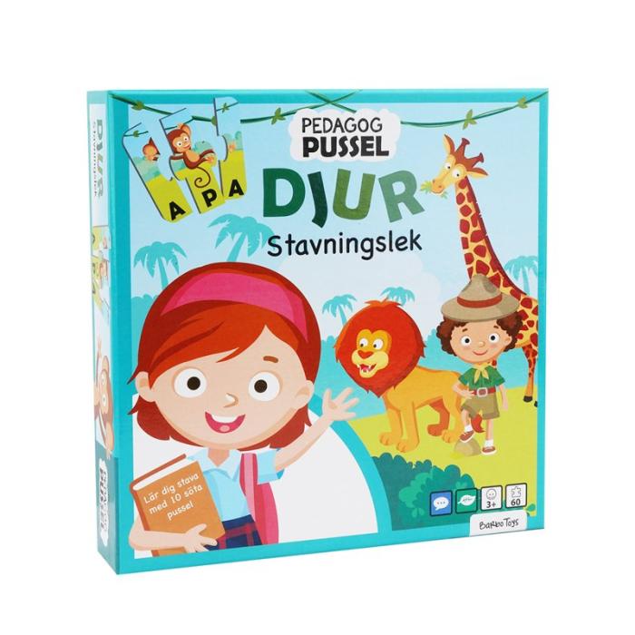 BARBO - BARBO Classic Pedagog Pussel Djur Stavningslek (SE)
