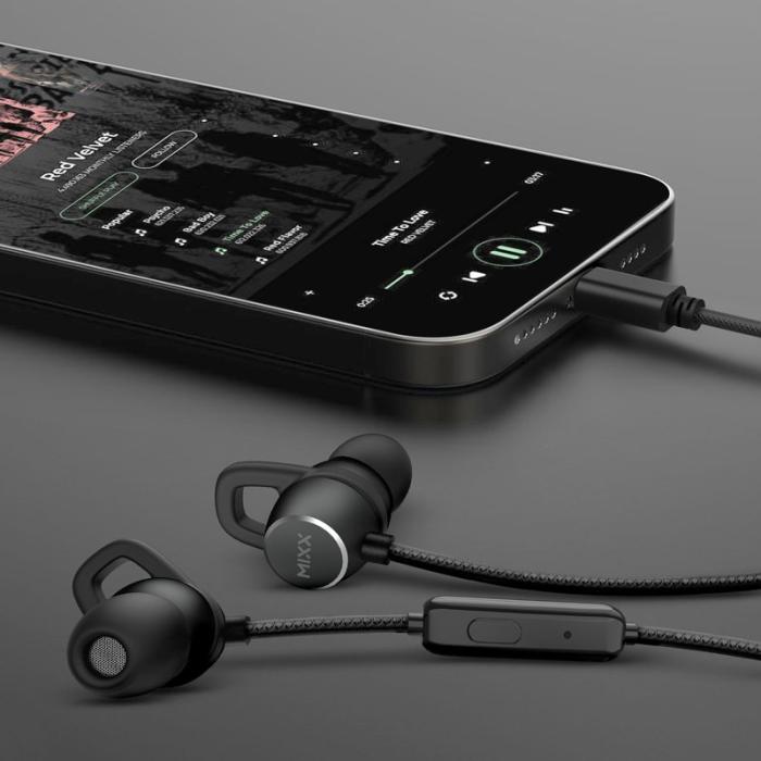 MIXX - MIXX Hörlur Soundport USB-C In-Ear Trådbunden Svart