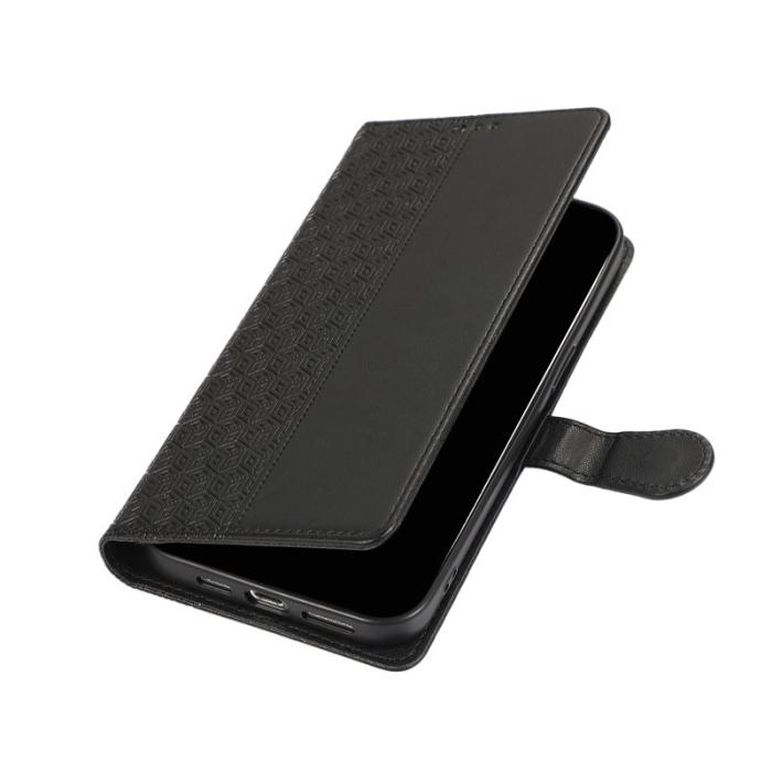 OEM - Mobilfodral för Samsung Galaxy S26 Plus Konstläder med handledsrem - Svart