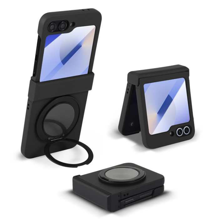 A-One Brand - Galaxy Z Flip 7 Mobilskal MagSafe Electroplated Vein Rotating