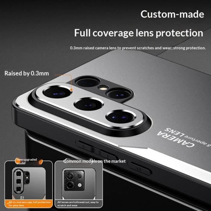 OEM - Mobilskal för Samsung Galaxy S26 Ultra Aluminium + TPU - Silver