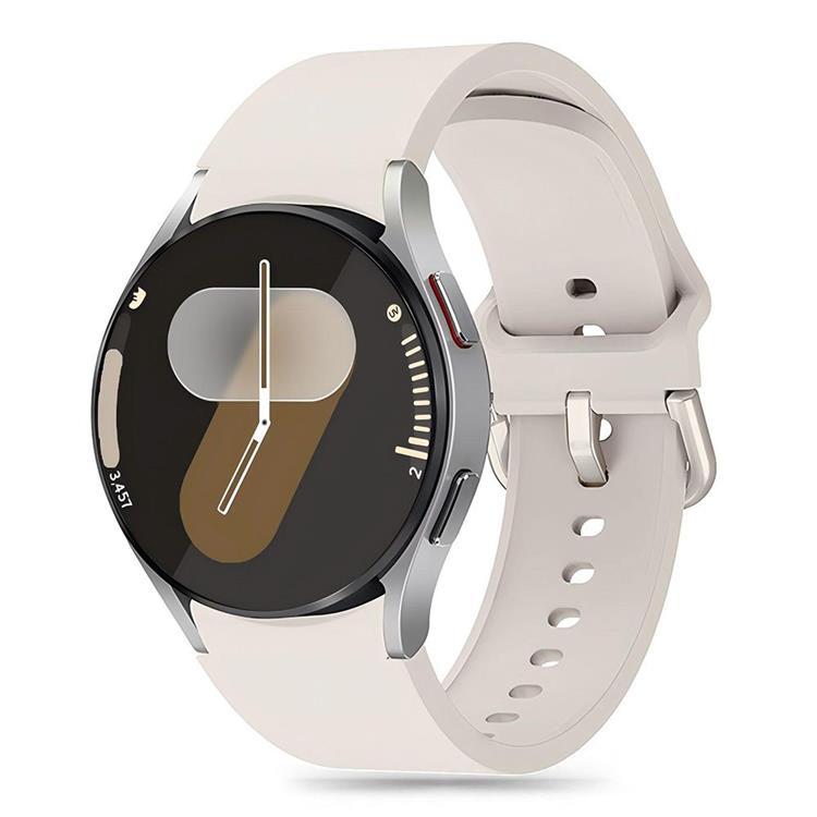 Galaxy Watch 4/5/5 Pro/6/7/FE Armband Silikon - Starlight | 5123 | AlltMobil