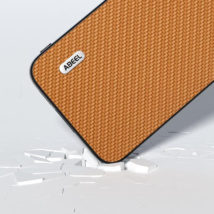 ABEEL - ABEEL Mobilskal till Samsung Galaxy S23 FE i Läder - Ljusbrun