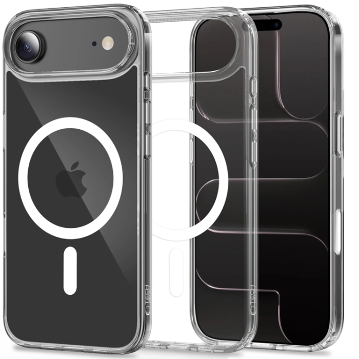 Tech-Protect - Tech-Protect iPhone Air Mobilskal Magsafe Flexair Hybrid - Clear