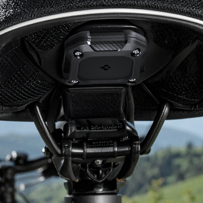 Spigen - [4-Pack] Spigen Apple Airtag 1/2 Tough Armor - Svart