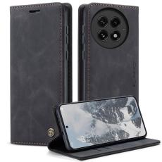 Caseme - CASEME 013 Pl&aring;nboksfodral f&ouml;r OnePlus 13 KonstL&auml;der - Svart