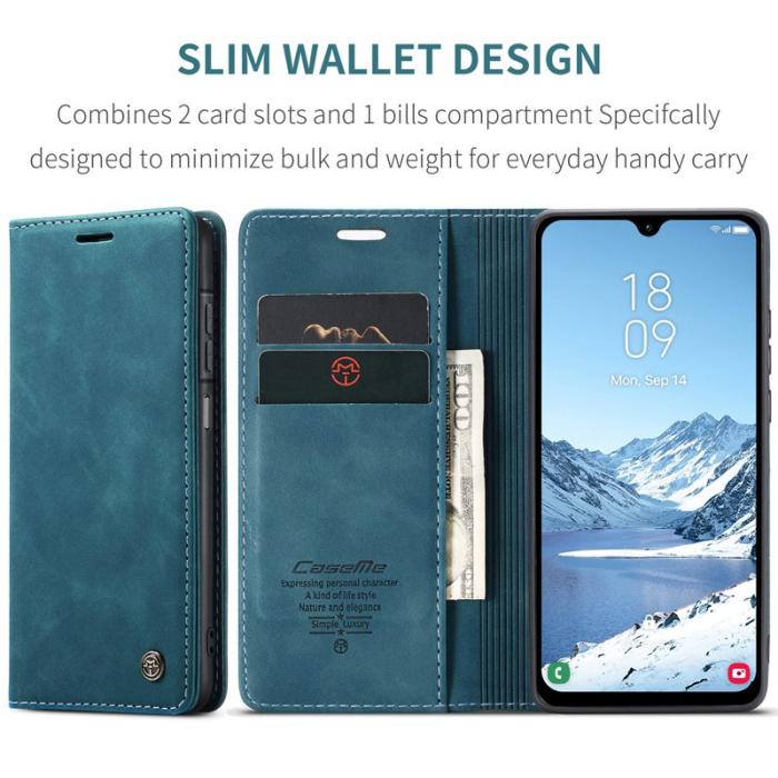 Caseme - CASEME 013 Plånboksfodral för Samsung Galaxy A17 5G/4G - Blå