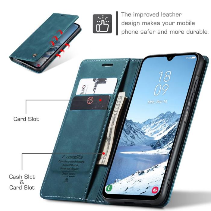 Caseme - CASEME 013 Plånboksfodral för Samsung Galaxy A17 5G/4G - Blå