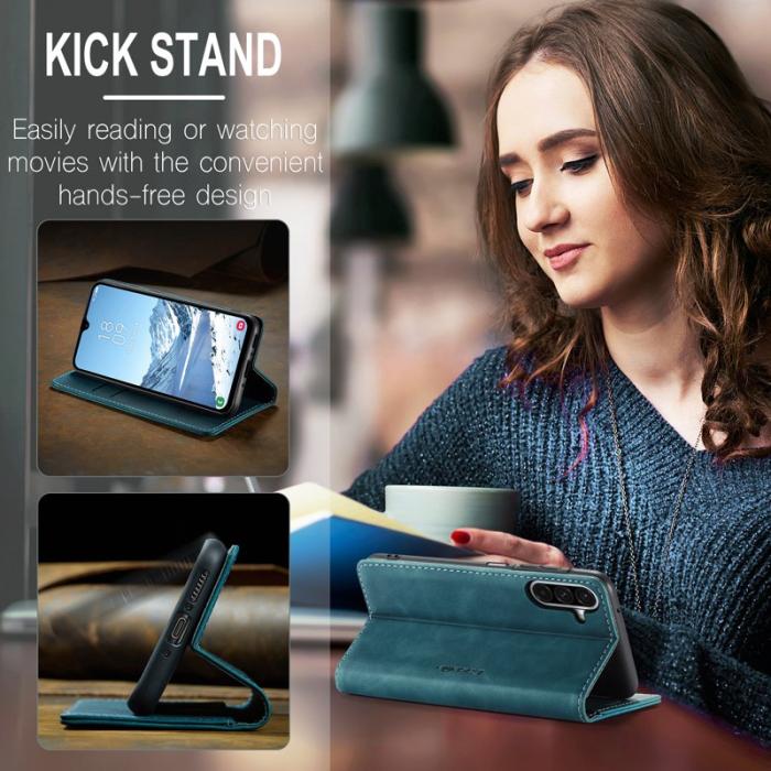 Caseme - CASEME 013 Plånboksfodral för Samsung Galaxy A17 5G/4G - Blå
