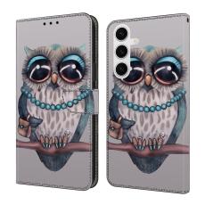 OEM - Samsung Galaxy S26 Pl&aring;nboksfodral F&auml;llbart St&auml;ll Konstl&auml;der M&ouml;nster - Uggla