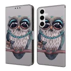 OEM - Samsung Galaxy S26 Pl&aring;nboksfodral F&auml;llbart St&auml;ll Konstl&auml;der M&ouml;nster - Uggla