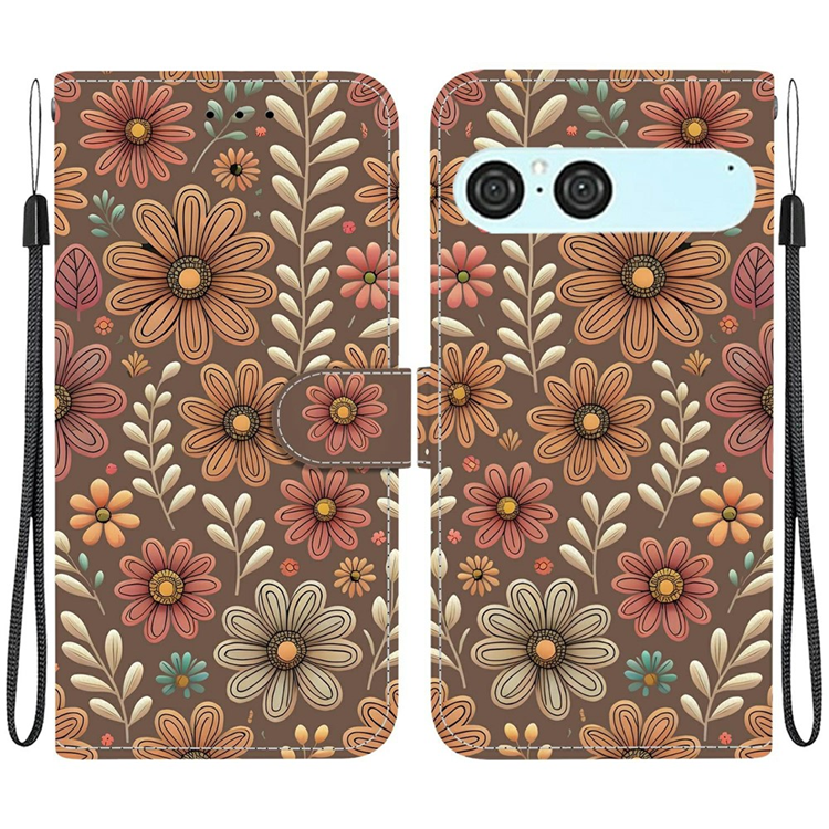 Sony Xperia 10 VII Plånboksfodral Pattern Printing - Blossom | 2353 | AlltMobil