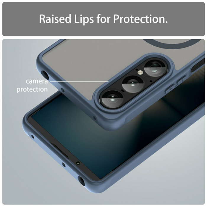 A-One Brand - Sony Xperia 1 VII Mobilskal MagSafe MagSafe Shockproof - Blå