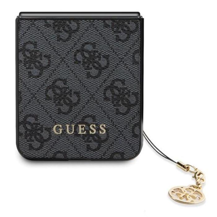 Guess - Guess Galaxy Z Flip 5 Mobilskal Charms Collection - Grå