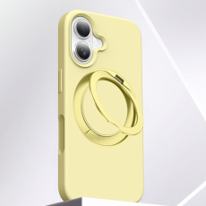 A-One Brand - iPhone 16 Mobilskal MagSafe Silikon Roterande Kickstand
