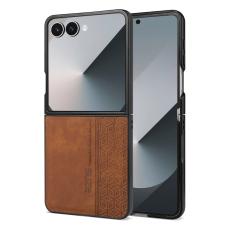 AZNS - AZNS Samsung Galaxy Z Flip7 Fodral Imprinted KonstL&auml;der - Brun