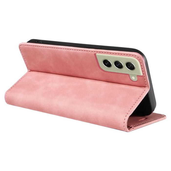 BETOPNICE - BETOPNICE 003 Samsung Galaxy S21 FE 5G Plånboksfodral Konstläder - Rosa