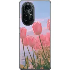 Gustaf - Mobilskal till Huawei nova 8 Pro med Rosa Tulpaner