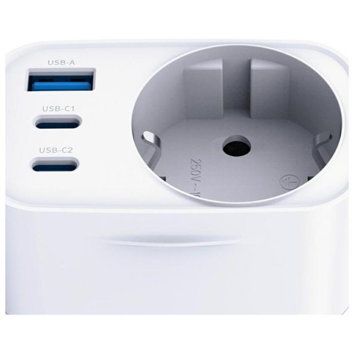 3MK - 3MK Snabbladdare 30W 1xUSB-A 2xUSB-C 1xSocket