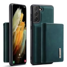 DG.MING - DG.MING Konstl&auml;der Pl&aring;nboksfodral 2 i 1 Magnetisk Gr&ouml;n f&ouml;r Samsung S21+