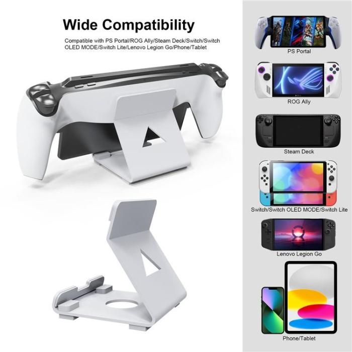 JYS - JYS P5185 för PS5 Portal Switch Game Controller Hållare Halkfritt Bordsställ