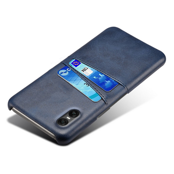 A-One Brand - Sony Xperia 10 VII Mobilskal med Dual Kortfack - Blå