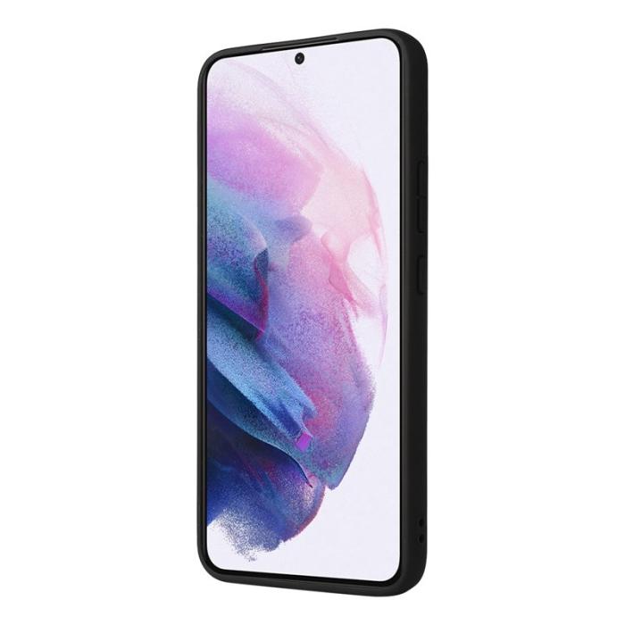 FIERRE SHANN - FIERRE SHANN för Samsung Galaxy S22 5G fodral - KonstLäder - Vit
