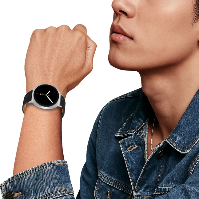Tech-Protect - Tech-Protect Galaxy Watch 8/Classic (40/44/46mm) Armband Läder Fit - Svart
