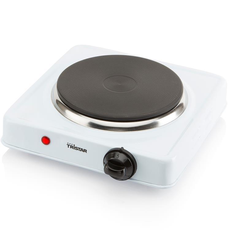 Tristar Kokplatta enkel 15cm 1000W KP-6185 0.9m sladd Termostat styrd