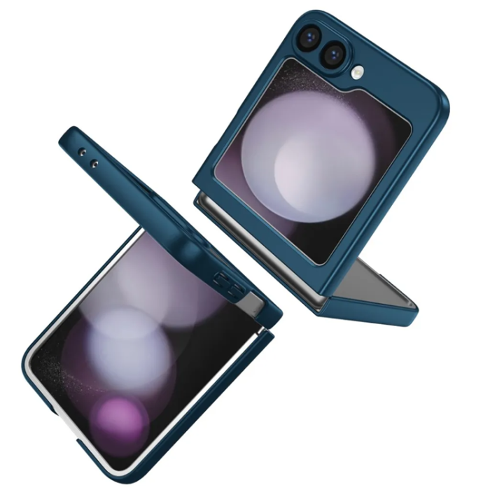 Taltech - Galaxy Z Flip 6 5G Mobilskal Ringhållare - Mörkblå