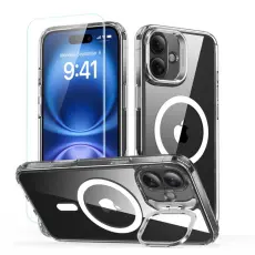 ESR - ESR Mobilskal till iPhone 16 Plus Magsafe Halolock Och H&auml;rdat Glas