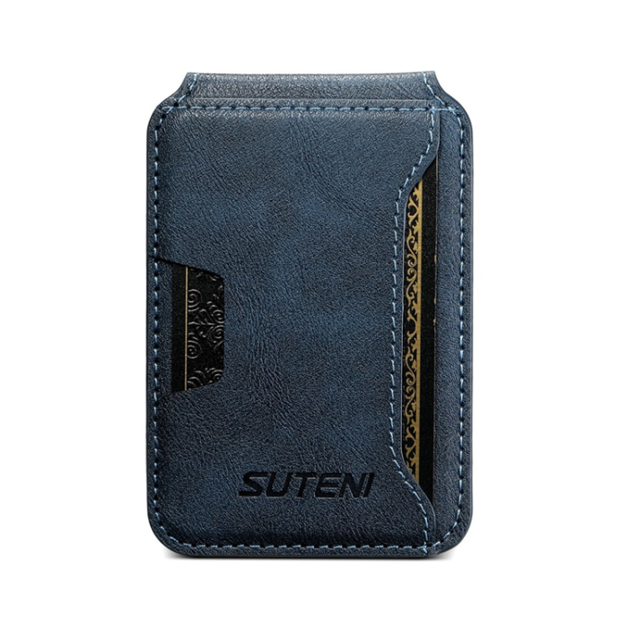 SUTENI - SUTENI iPhone 17 Air Mobilskal MagSafe Cowhide M3 - Blå