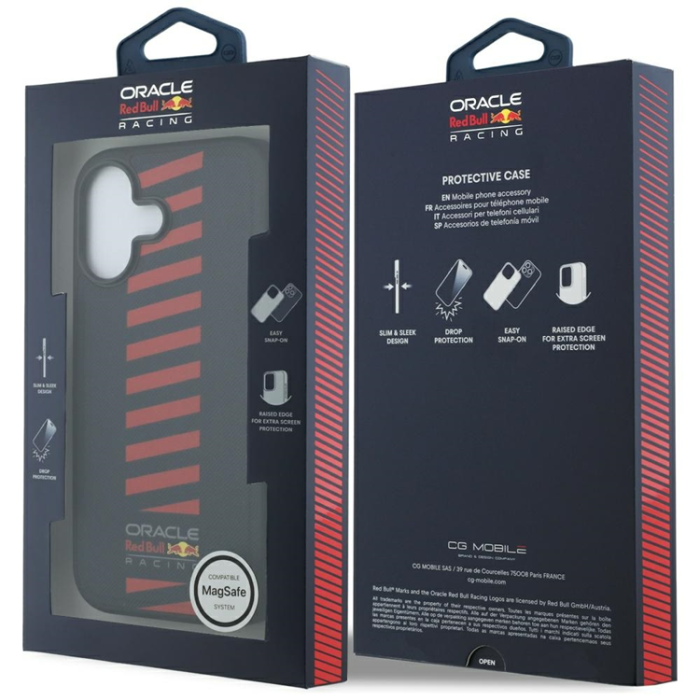 Red Bull - Red Bull Mobilskal För iPhone 17 Pro Max MagSafe Meshed Powerbar - Navy